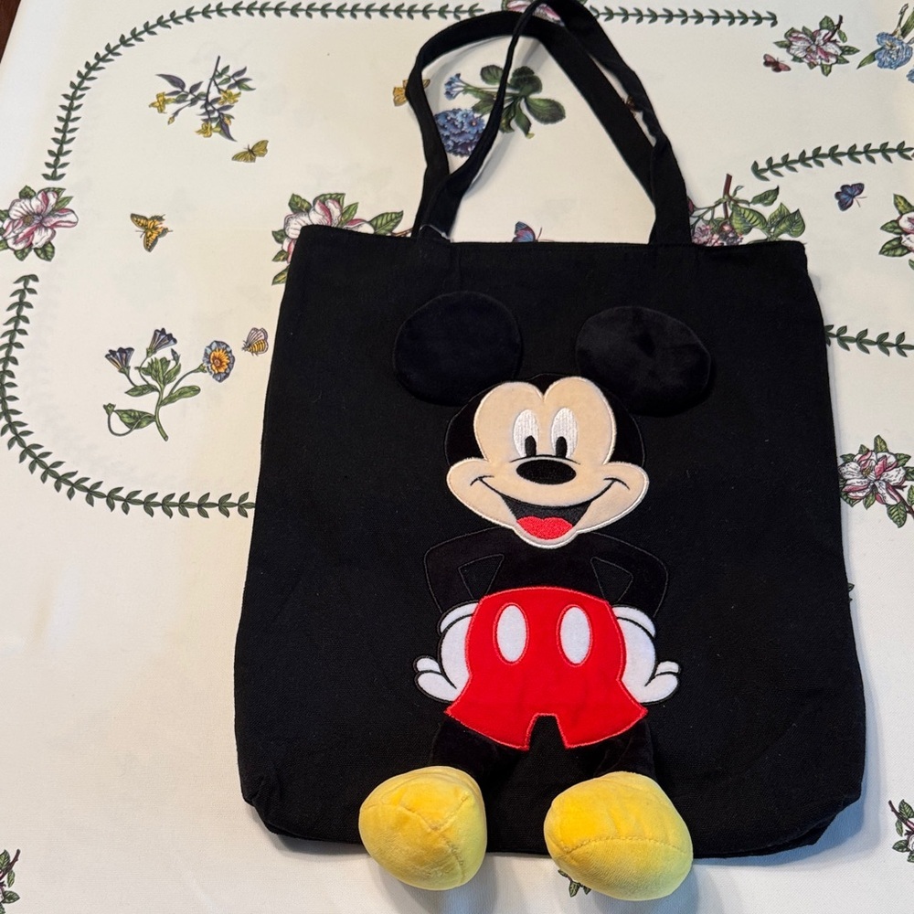 Disney Mickey Mouse Kids Tote - Black, Red, Yellow